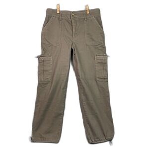 Democracy "Ab"Solution Cargo Pants Womens 10 Cotton Stretch Workwear Outdoor